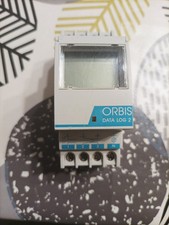 INTERRUTTORE ORARIO SETTIMANALE TIMER DIGITALE  DA BARRA DIN ORBIS DATA LOG 2