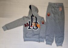MN147 AS ROMA 1927 AMISTAD TUTA TRACKSUIT 10 TOTTI JUNIOR BAMBINO FELPATA R13179