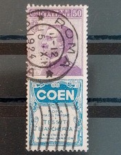 Francobolli Regno - 1924 - Lotto Regno Francobollo Pubblicitari 50 C Coen.