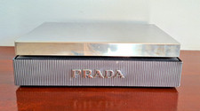 Espositore PRADA originale in metallo e plexiglass – Display da boutique – Raro 