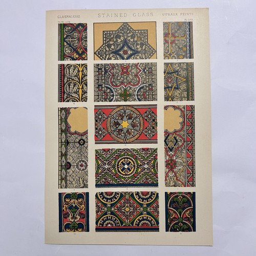Stampa vetrata 1910 tavola