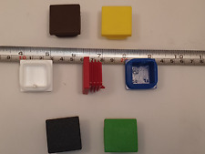 Tappi marroni tubo quadrato x 200 finitura tappo copertura bordi taglienti tubo acciaio