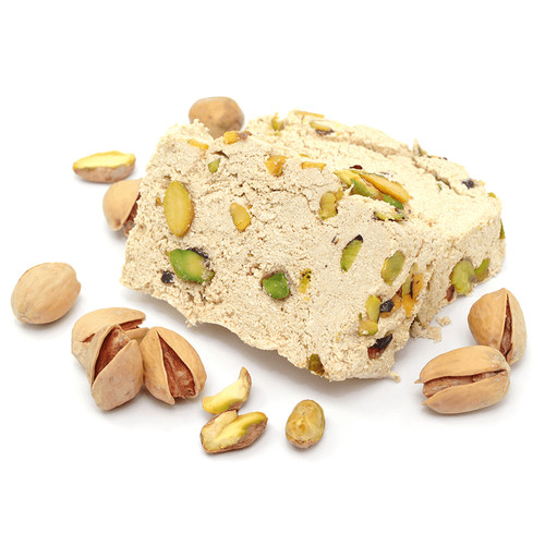 Tahini halva plain pistacchio - halva,