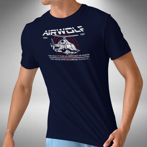 Shirt ispirata airwolf - ispirata,