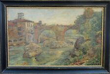 Carlo Aimetti (Bisuschio,Varese 1901 –Milano ,1987) “ PONTE VECCHIO IVREA “