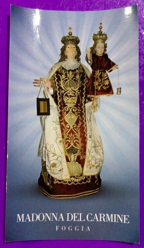 Santino holy card - holy, madonna