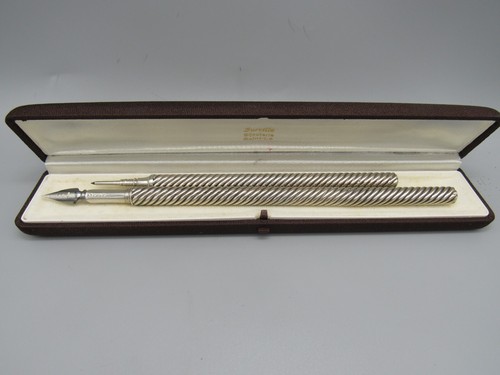 Antique silver cased dip pen - dip,