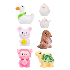 7 Pcs Mini Animali