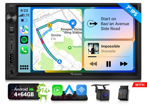 Double din android 4 - 7", 4+64g