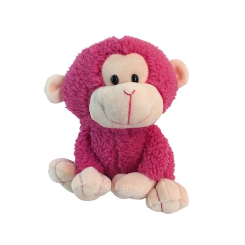 Peluche scimmia rosa