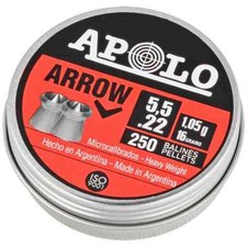 Apolo Arrow 5,5 mm pallini per pistola ad aria compressa, 250 pz 19941
