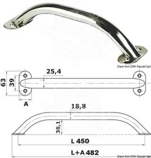 CORRIMANO TIENTIBENE MANIGLIA