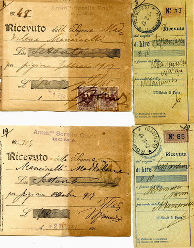 Ricevute epoca di - d'epoca,