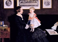 Dipinto olio Sir John Everett