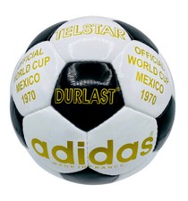 Adidas Telstar Durlast 1970 Coppa del Mondo FIFA taglia 5 - pallone da calcio vintage