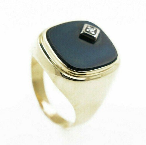Anello sigillo uomo onice con - uomo,