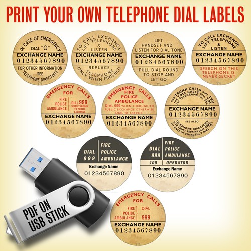 Editable telephone dial number - editable,