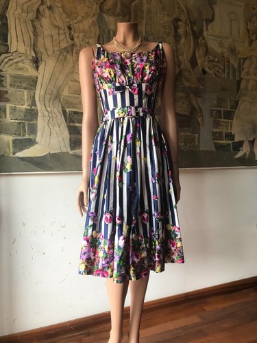 Abito cotone anni 50 - abito,