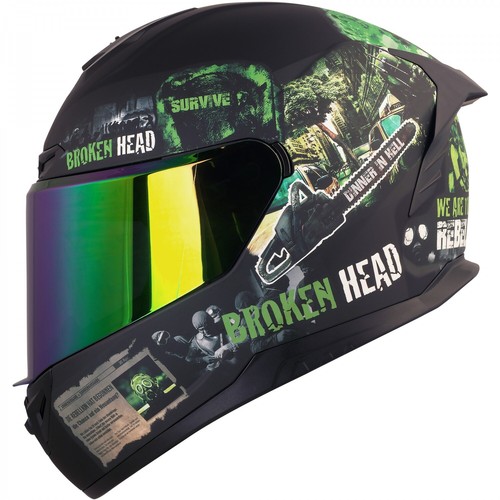 Casco integrale broken head - casco,