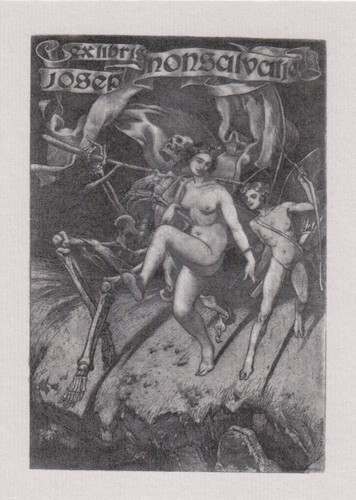 Libris bookplate erotico n - libris,