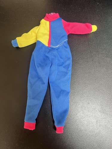Barbie bambola tuta blu