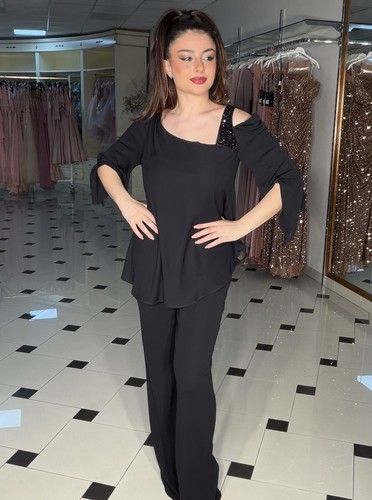 Completo elegante cerimonia