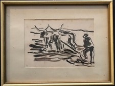 Disegno a china   cornice -