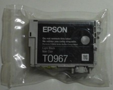 Epson T0967 cartuccia inchiostro nero chiaro grigio per foto stilo R2880 D