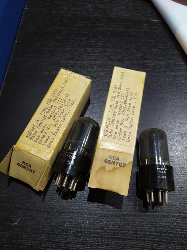 6sn7gt tube rca nos année - tube,