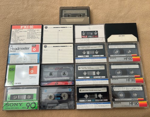 Lotto audiocassette vuote - lotto, 19