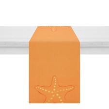 KASANOVA Runner 50x150 cm stella arancione arancione Tessile tavola e cucina