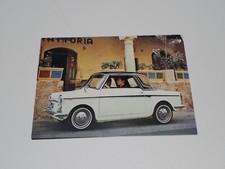 AUTOBIANCHI BIANCHINA CABRIOLET BROCHURE DEPLIANT PROSPEKT (H2)