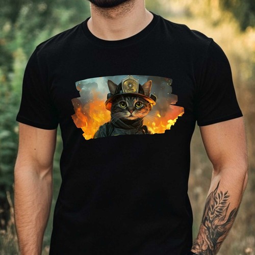 Shirt uomo gatto - gatto, come