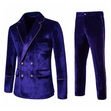 Tuta uomo velluto moda blazer