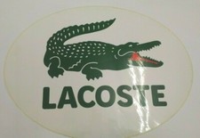 adesivo stemma lacoste ovale