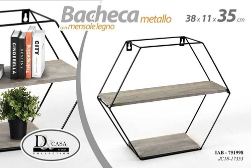 Bacheca porta oggetti metallo - porta,