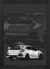 honda civic tipo R bianco