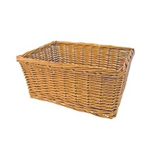 cestino vimini rettangolare colore naturale RIDEWILL BIKE portapacchi bici
