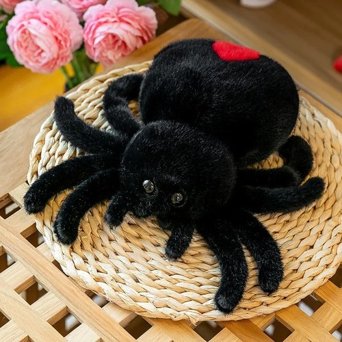 Peluche ragno nero pollici - 10,
