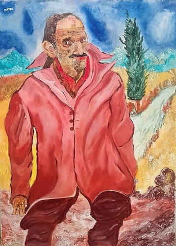 Pino mazza olio tavola - mazza,