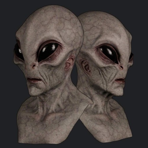 Maschera aliena lattice testa