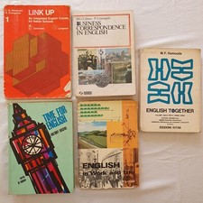 Libri scolastici di inglese anni '70 '80