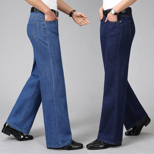 Pantaloni denim fondo - , a