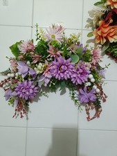 GHIRLANDA FUORIPORTA Ad Arco   Con  Fiori Artificiali 