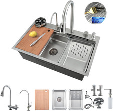 Lavello Da Cucina a Cascata