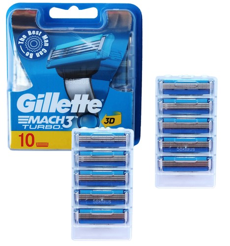 Lamette barba gillette - 10, da