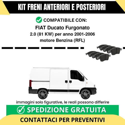 Pastiglie freno ant post - freno, +
