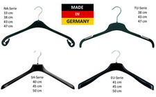 25 - 550 Appendiabiti in plastica nera - NUOVO - MADE IN GERMANY