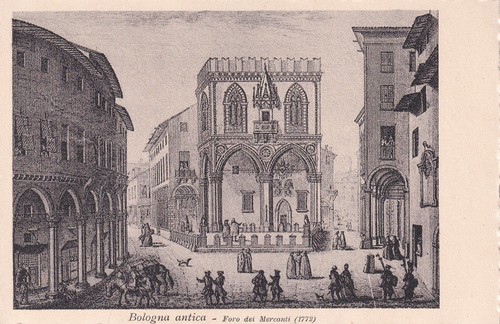 Cartolina bologna antica - -,