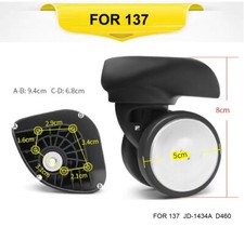 2 pezzi ruota bagaglio